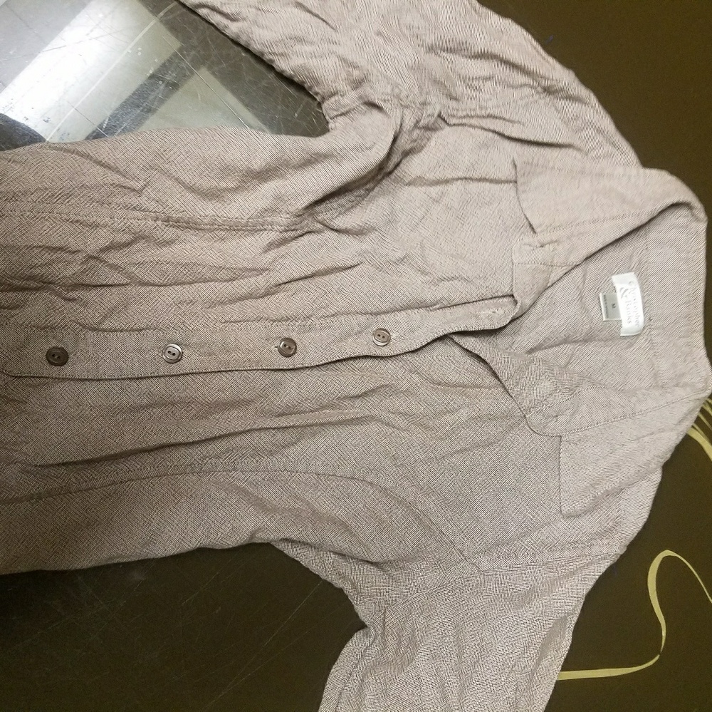 Christopher  & Banks button up quarter sleeve