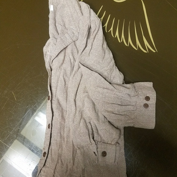 Christopher  & Banks button up quarter sleeve - Picture 2 of 3