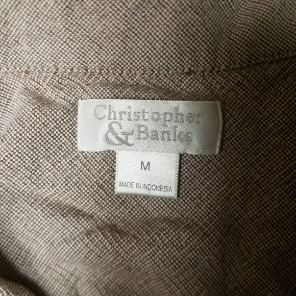 Christopher  & Banks button up quarter sleeve - Picture 3 of 3