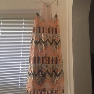 Sequin dress! Great for summer/fall wedding!