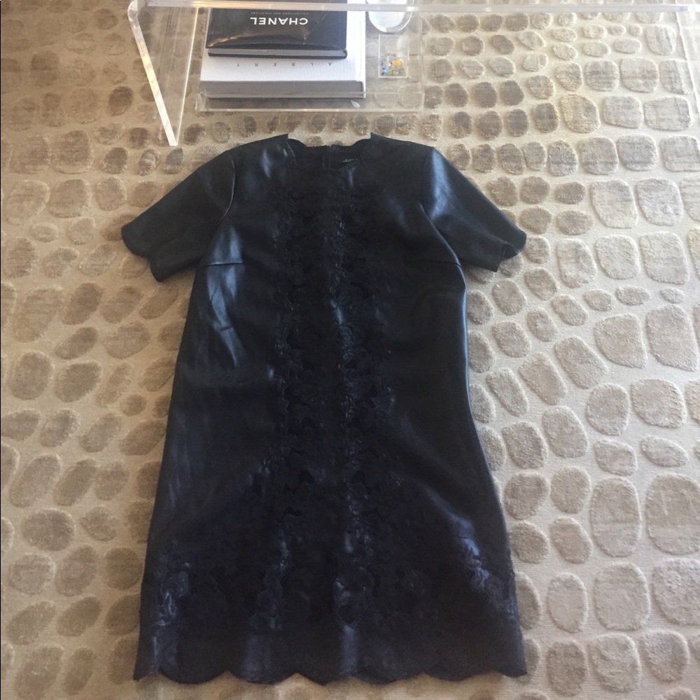 Bran new Zara fake leather dress . Size S.