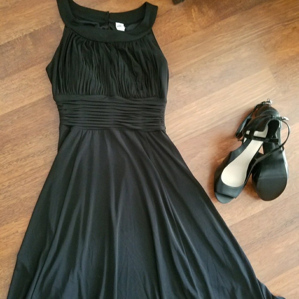 Black cocktail dress