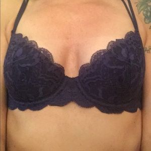 VS PINK Demi bra in navy blue