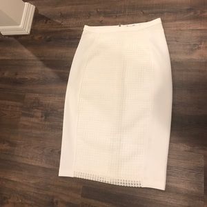 White pencil skirt set. Never worn!