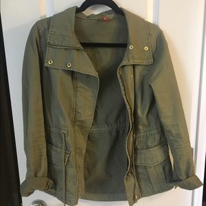 Green army jacket