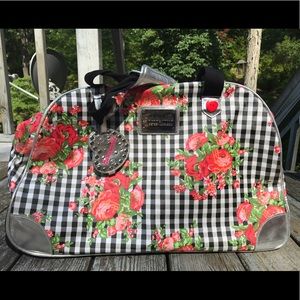 Betsey Johnson Flower Print Luggage