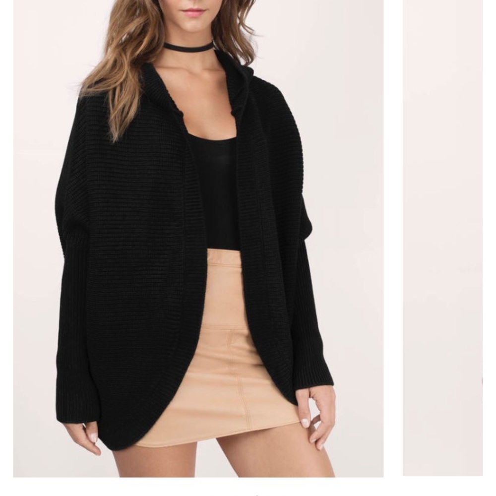 Tobi 'Fly With Me' Black Cardigan