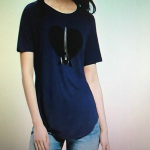 Old navy blue tee