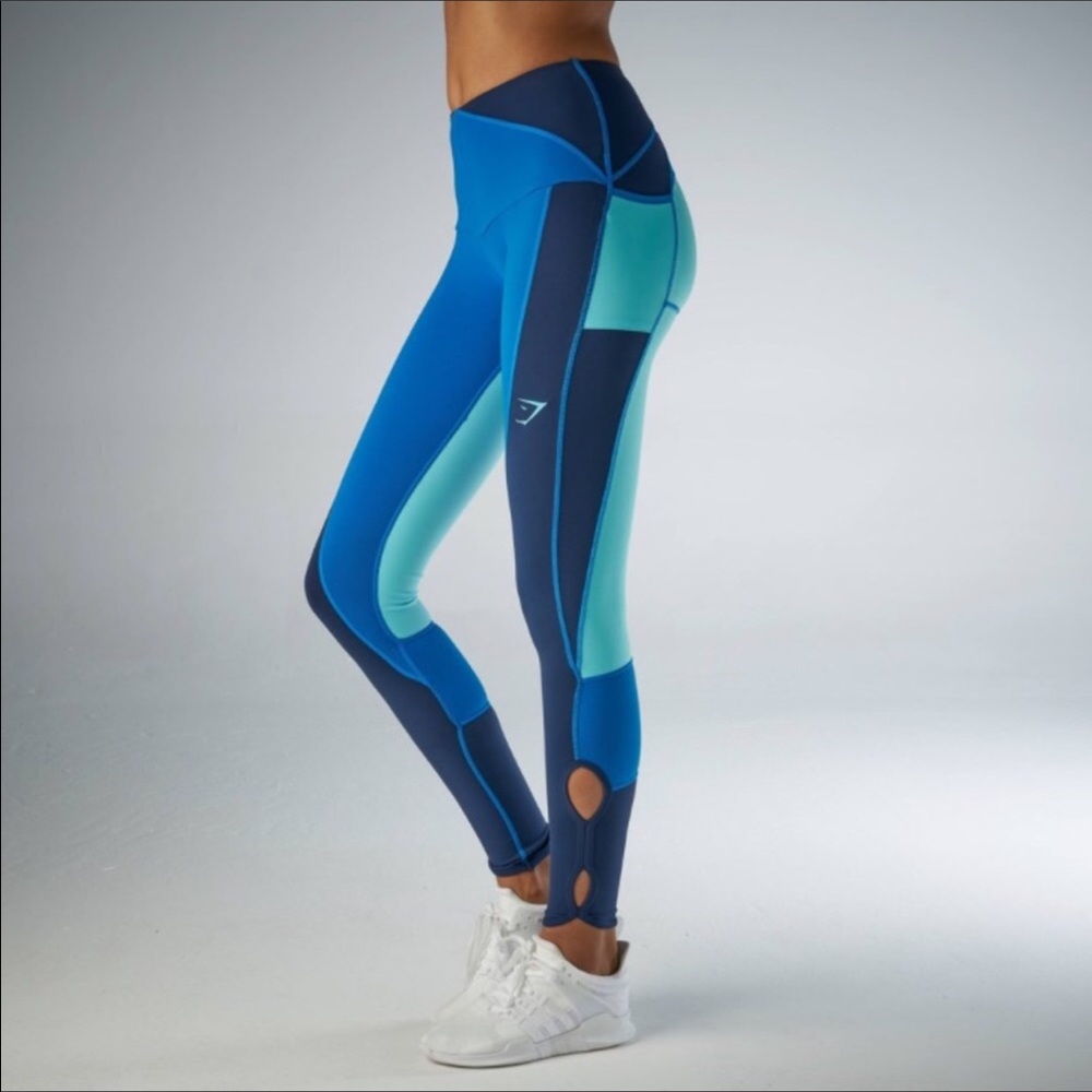 NWT Gymshark Sapphire Prism Leggings