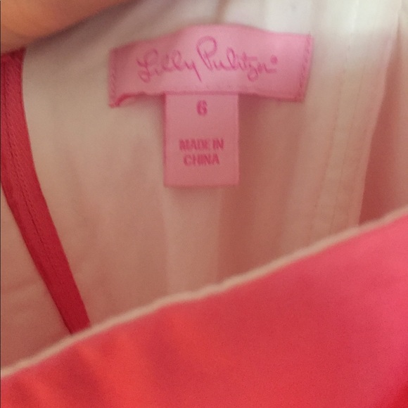 SALE💓EUC Lilly Pulitzer Sarafina poppy dress, 6 - Picture 5 of 6