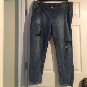 Plus size denim