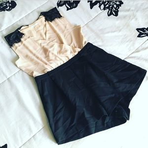 Blush and Lace Romper