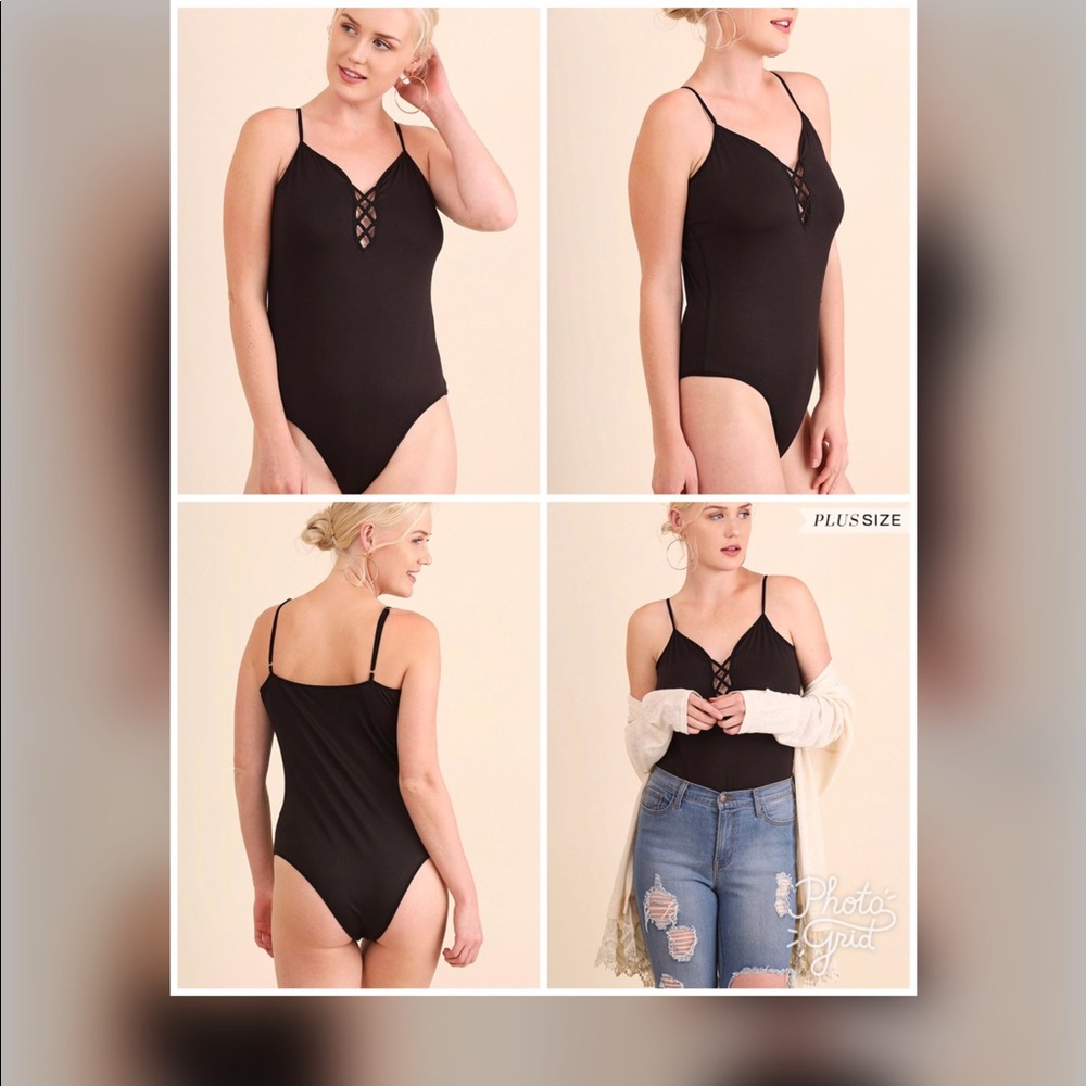 ❤️❤️PLUS❤️❤️Heather Bodysuit