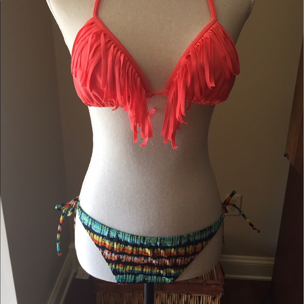 KIRRA halter bikini top and side tie bikini bottom