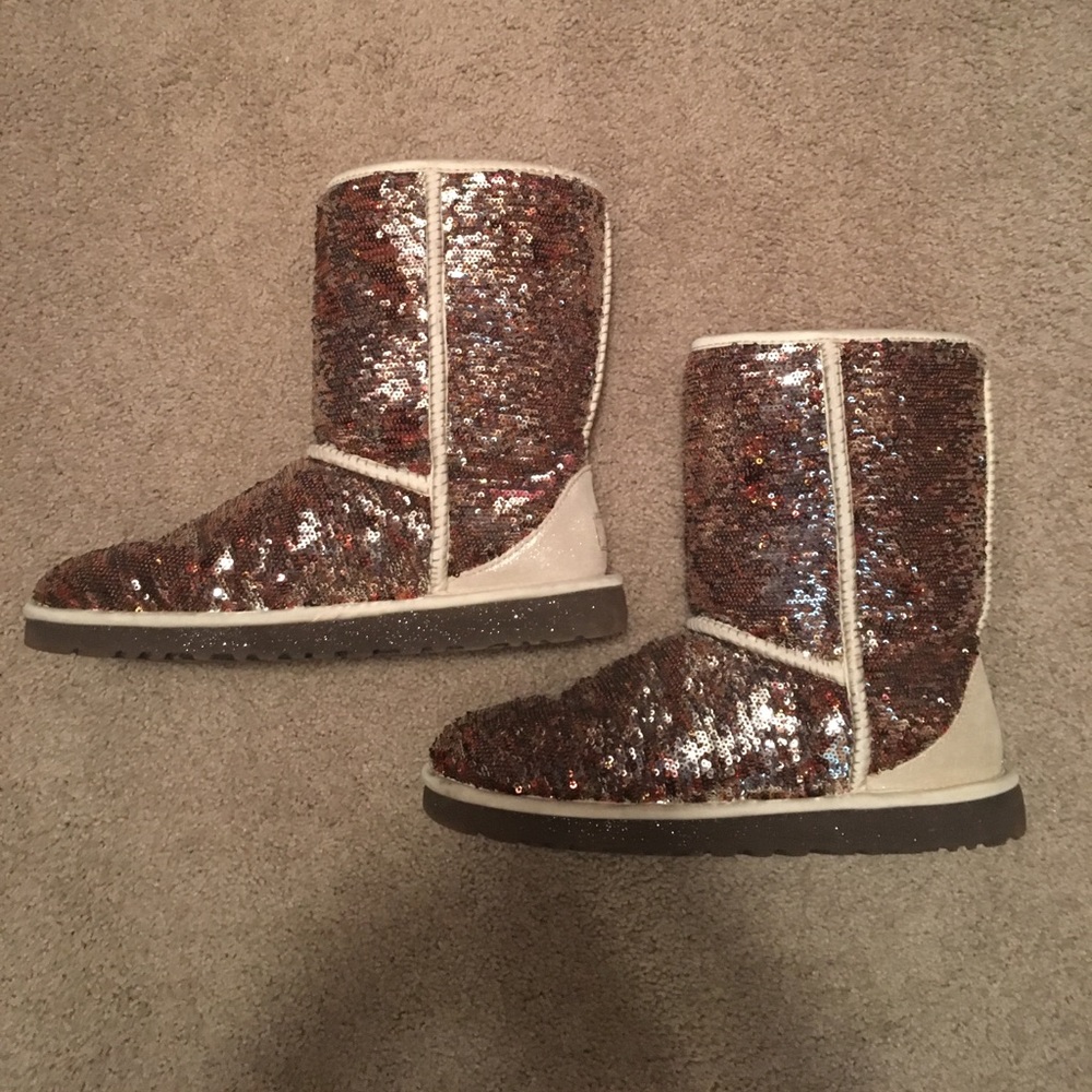 Sequin Ugg boots
