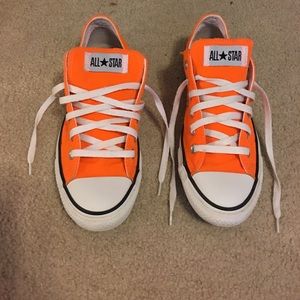 Bright Neon Orange All Star Converse