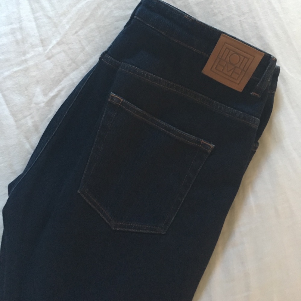High waisted designer jeans
