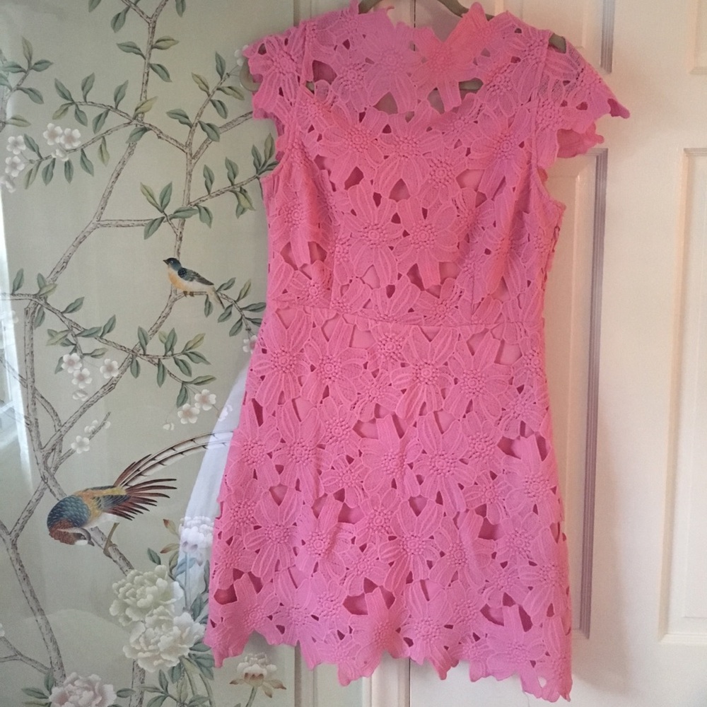 Pink cocktail dress