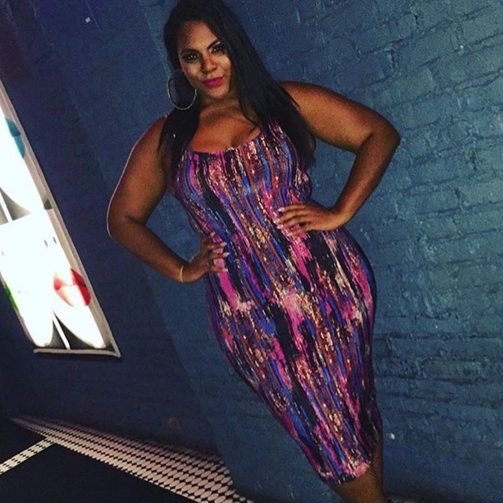 Tank Midi dress "Purple Rain" (size 5x)