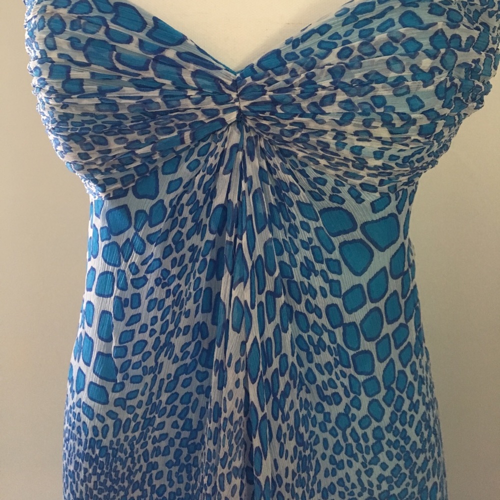Laundry by Shelli Segal silk strapless gown - Picture 5 of 7