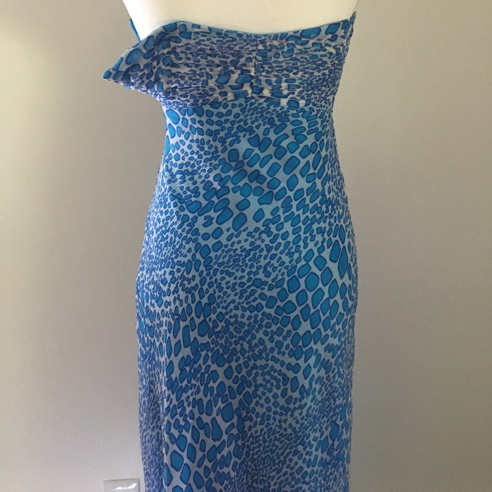 Laundry by Shelli Segal silk strapless gown - Picture 6 of 7