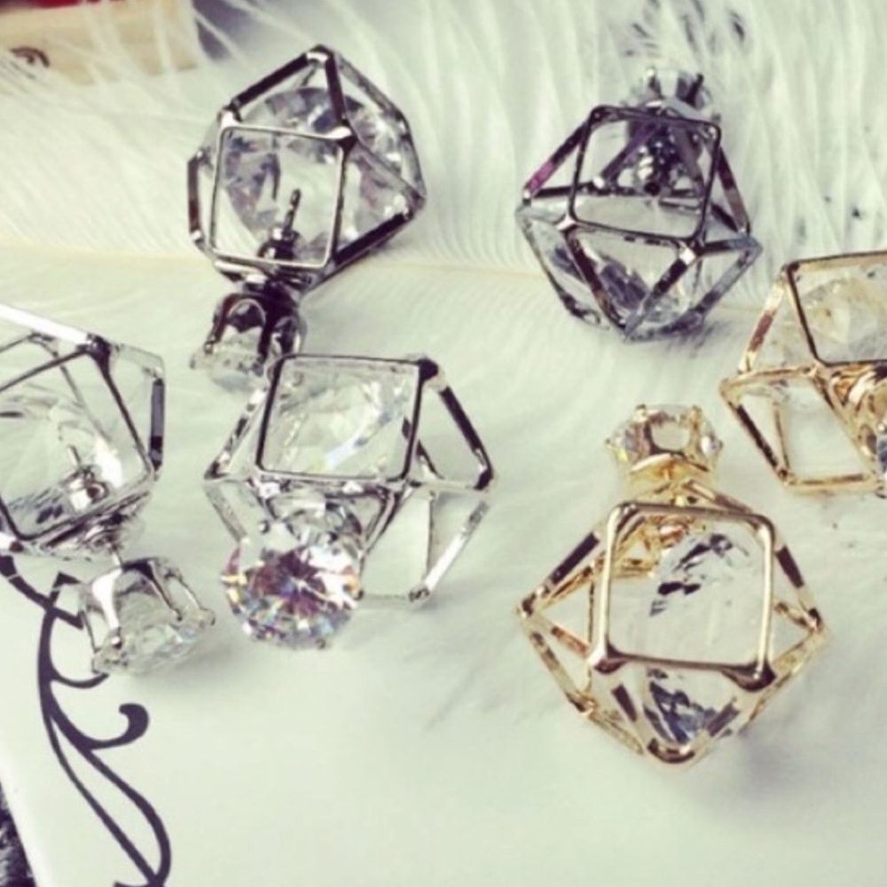 Geometric Earrings❌❌SOLD - Picture 2 of 3