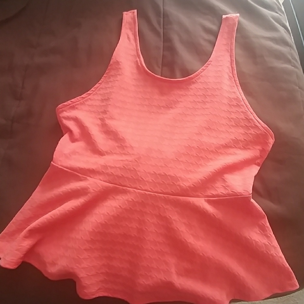 Orange/peach blouse