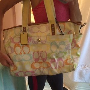 Coach diaper bag/tote