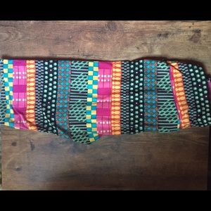 Lularoe One size leggings multi colored