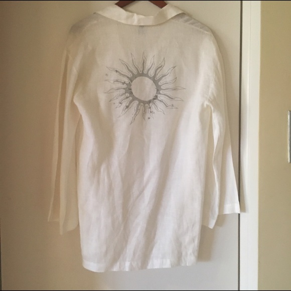 Les Copains linen shirt - Picture 2 of 5