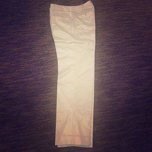 Metallic pants great for parties.