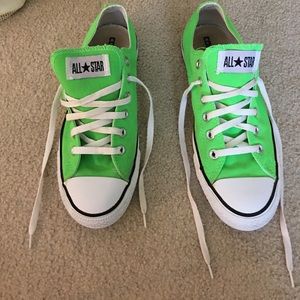 Bright Neon Green Converse