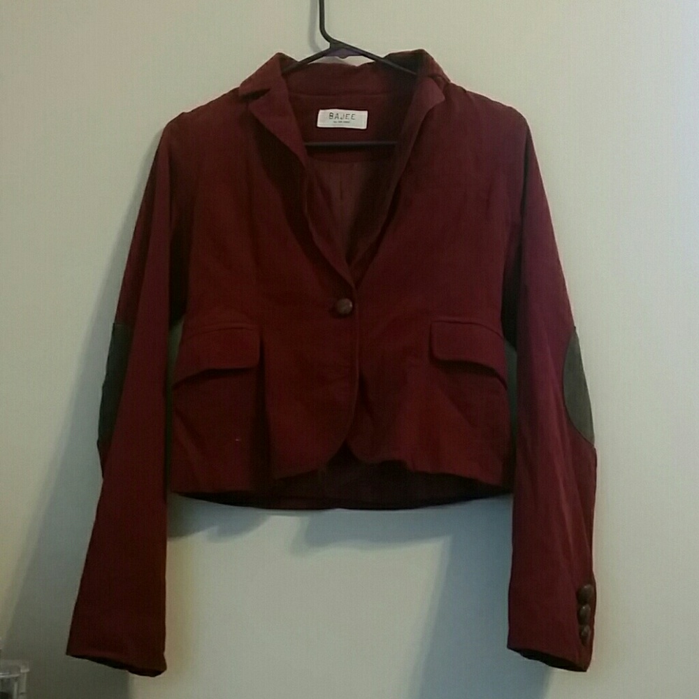 Burgundy Corduroy Jacket