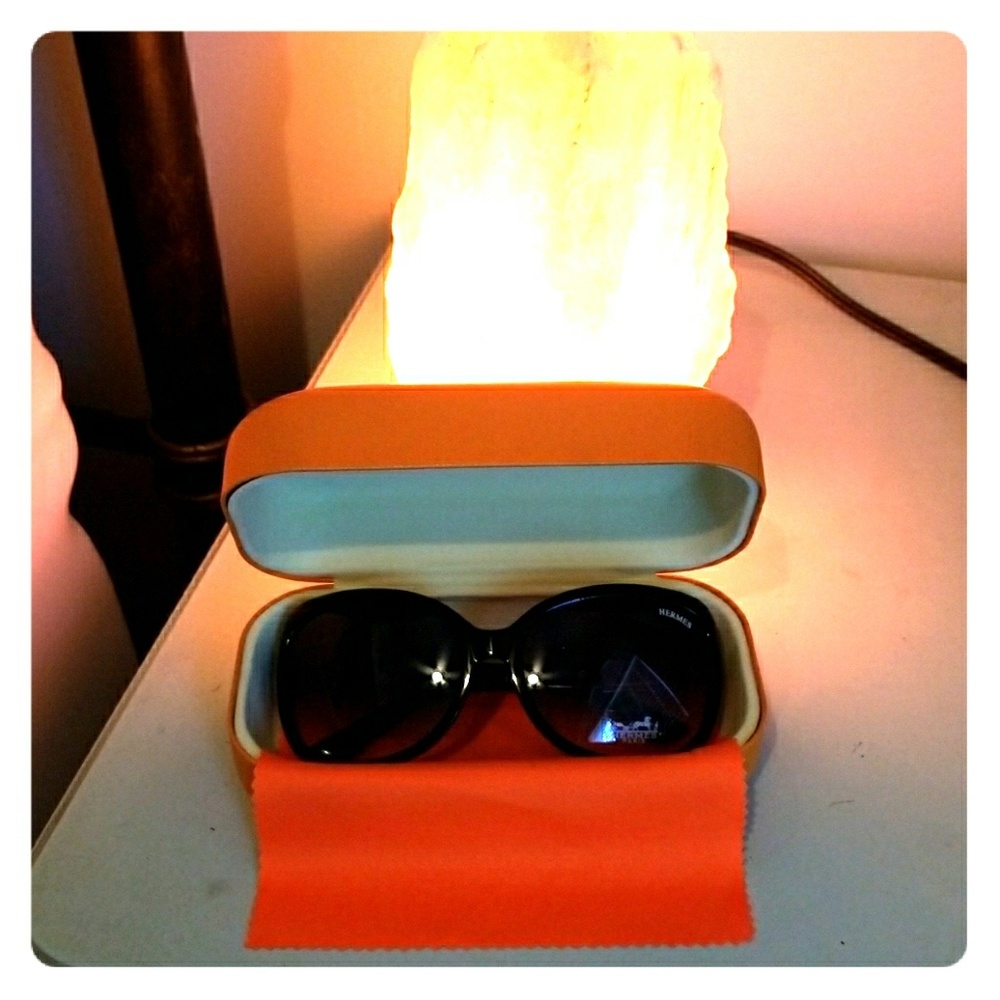 HERMES BLACK SUNGLASSES