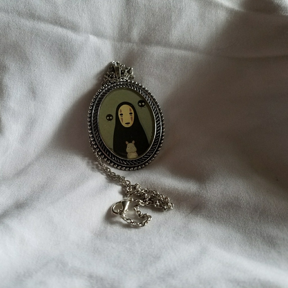 Spirited Away No Face Necklace