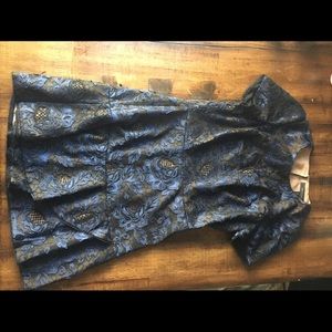 BCBG dark blue lace cocktail dress