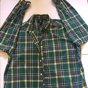 Men's plaid shirt