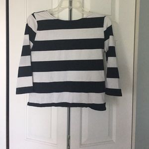 Black and white stripe shirt