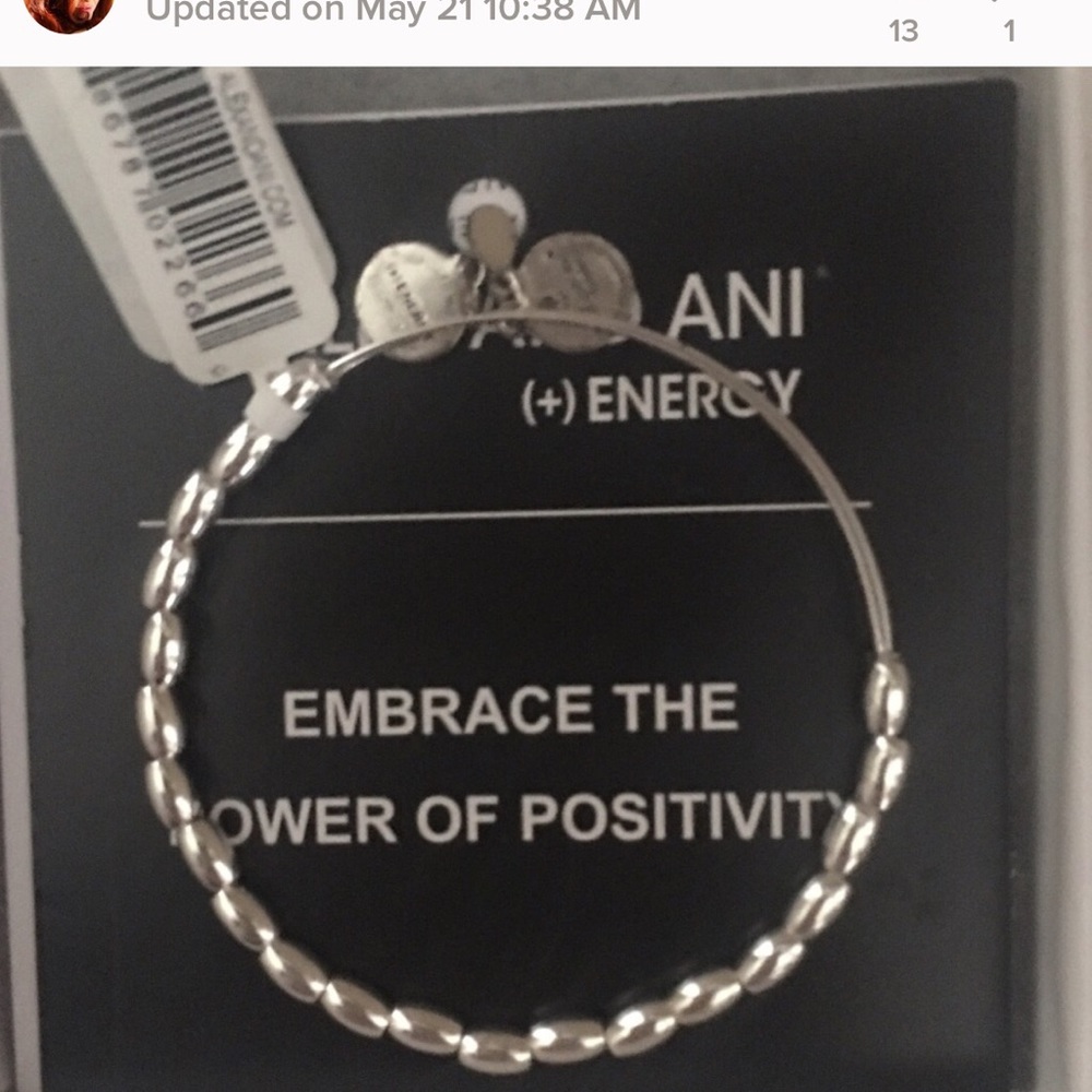 BNWT Alex & Ani Nile Beaded Bangle Bracelet