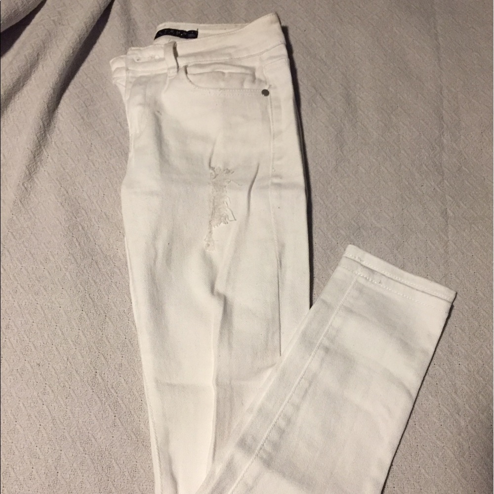White jeans
