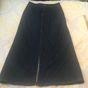 Gap Maxi Denim Skirt