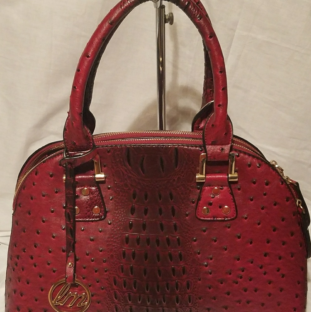 High quality vegan ostrich handbag