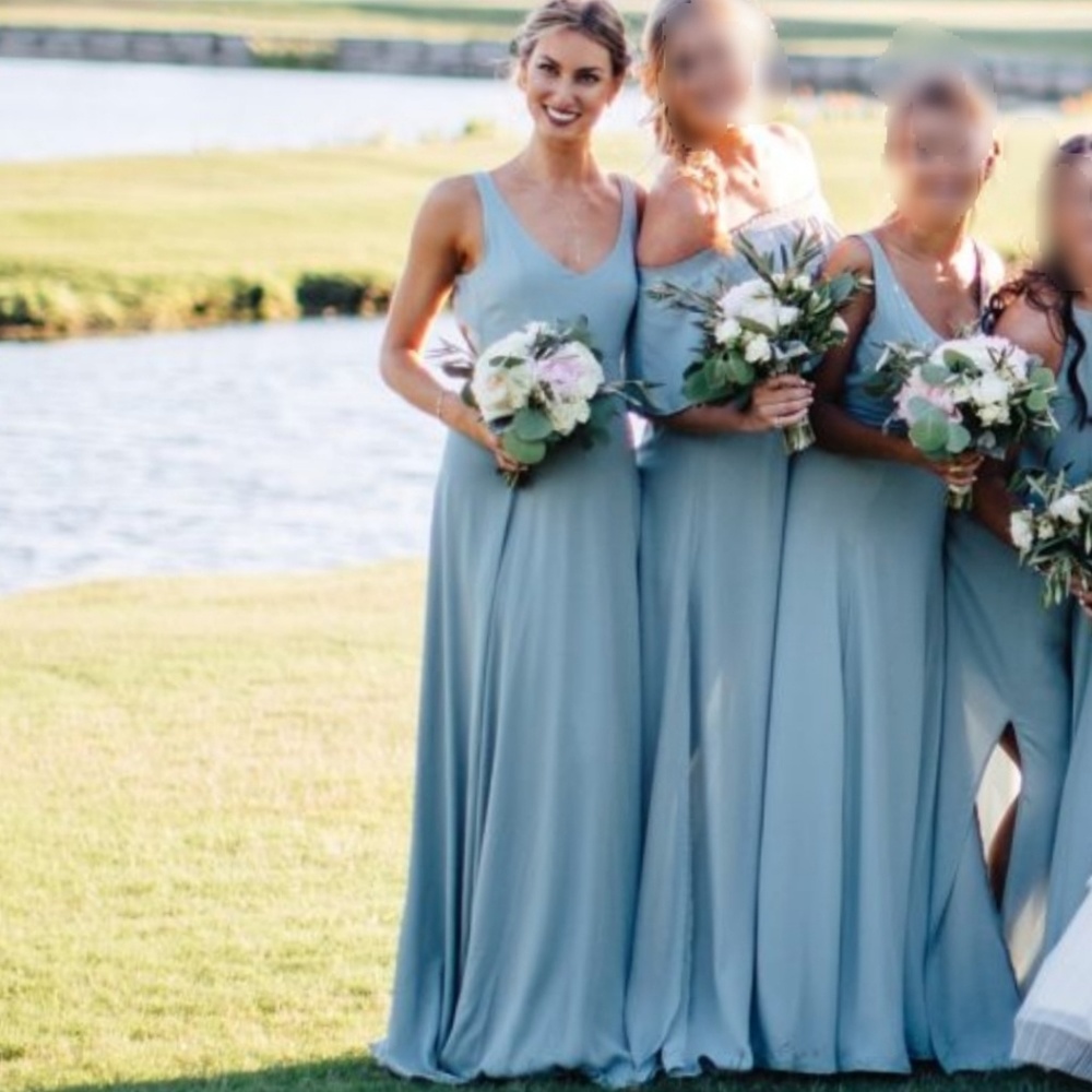 Show Me Your Mumu Jenn Maxi Dress Silver Sage