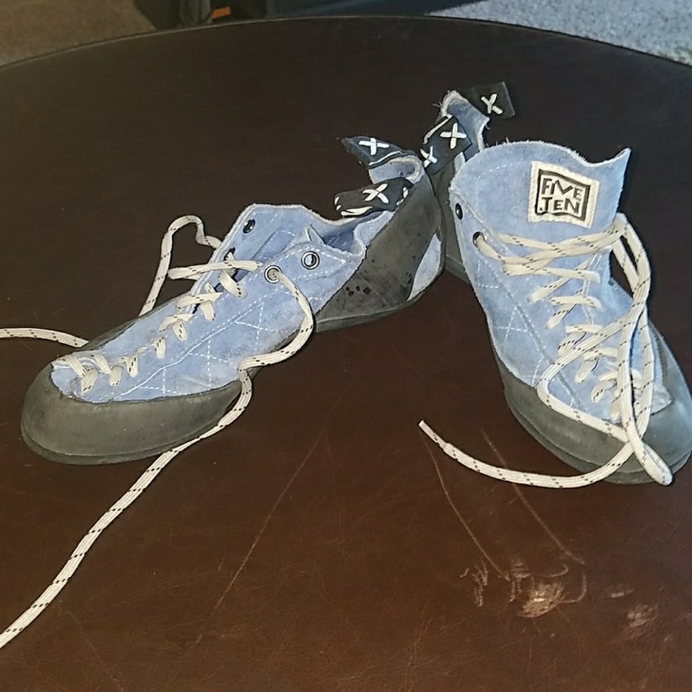 Rock climbing shoes