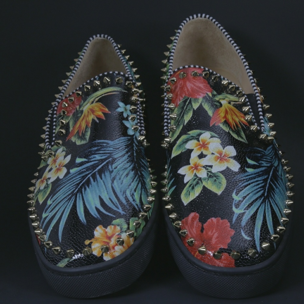 Christian Louboutin Hawaii Pik Boat Flat Sneakers