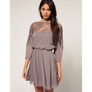 ASOS Dress with Lace Top