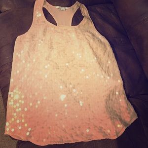 Sequin tank top
