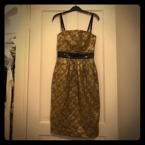 Dolce & Gabbana gold floral dress