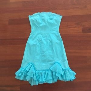 Versace denim mini dress