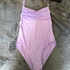 Purple leotard